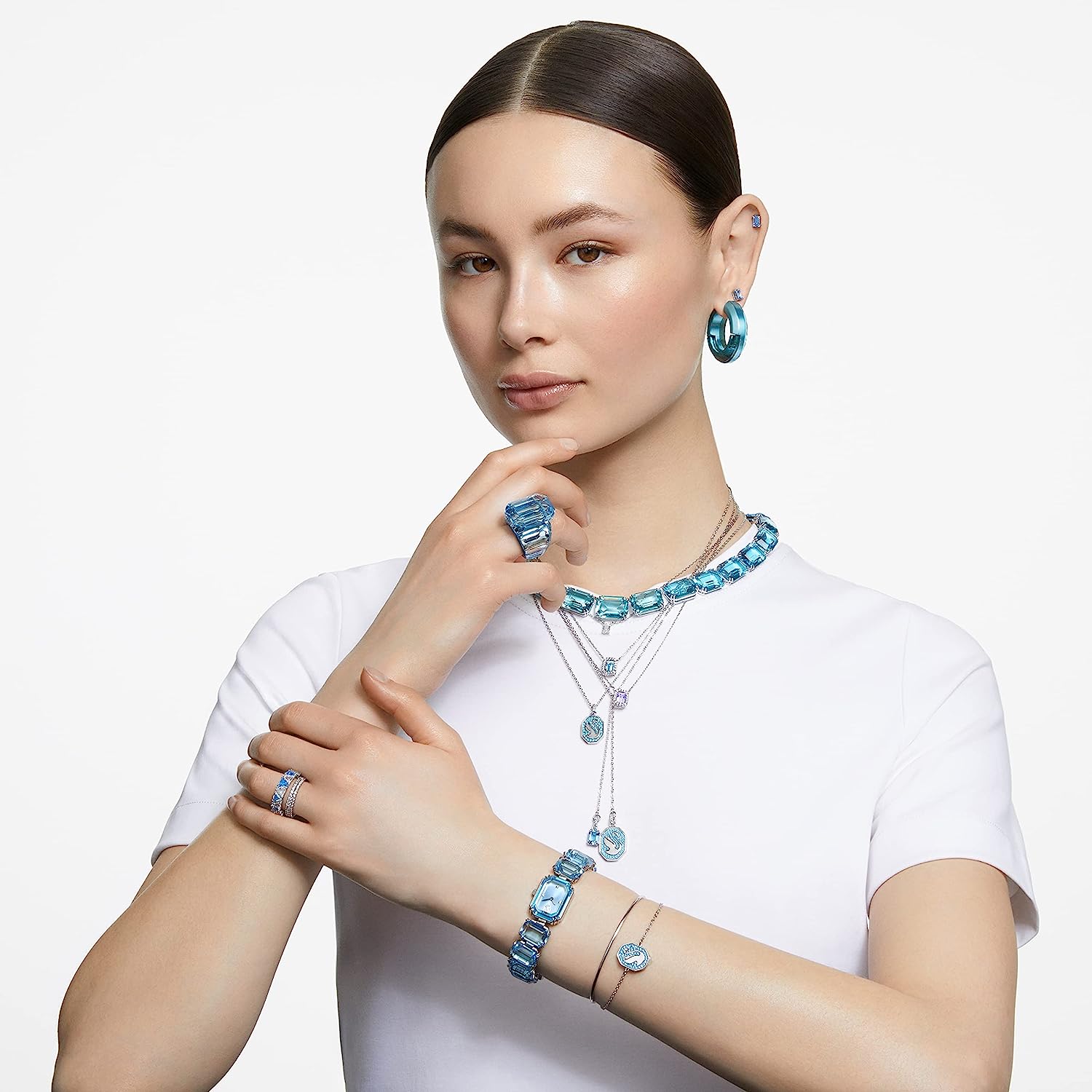 Swarovski Millenia Swiss Quartz Crystal Watch Collection - Image 9